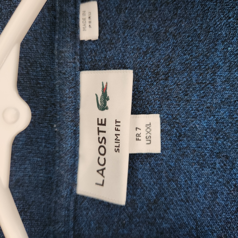 Lacoste Slim Fit Blue Shirt